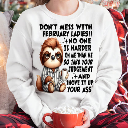 FEBRUARY SHIRT NO ONE IS HARDER ON ME THAN ME - SNOW02 (SKU2605-195-02)