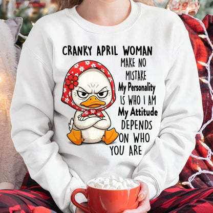 APRIL SHIRT, MY PERSONALITY IS WHO I AM - SNOW04 (SKU2605-266-04)