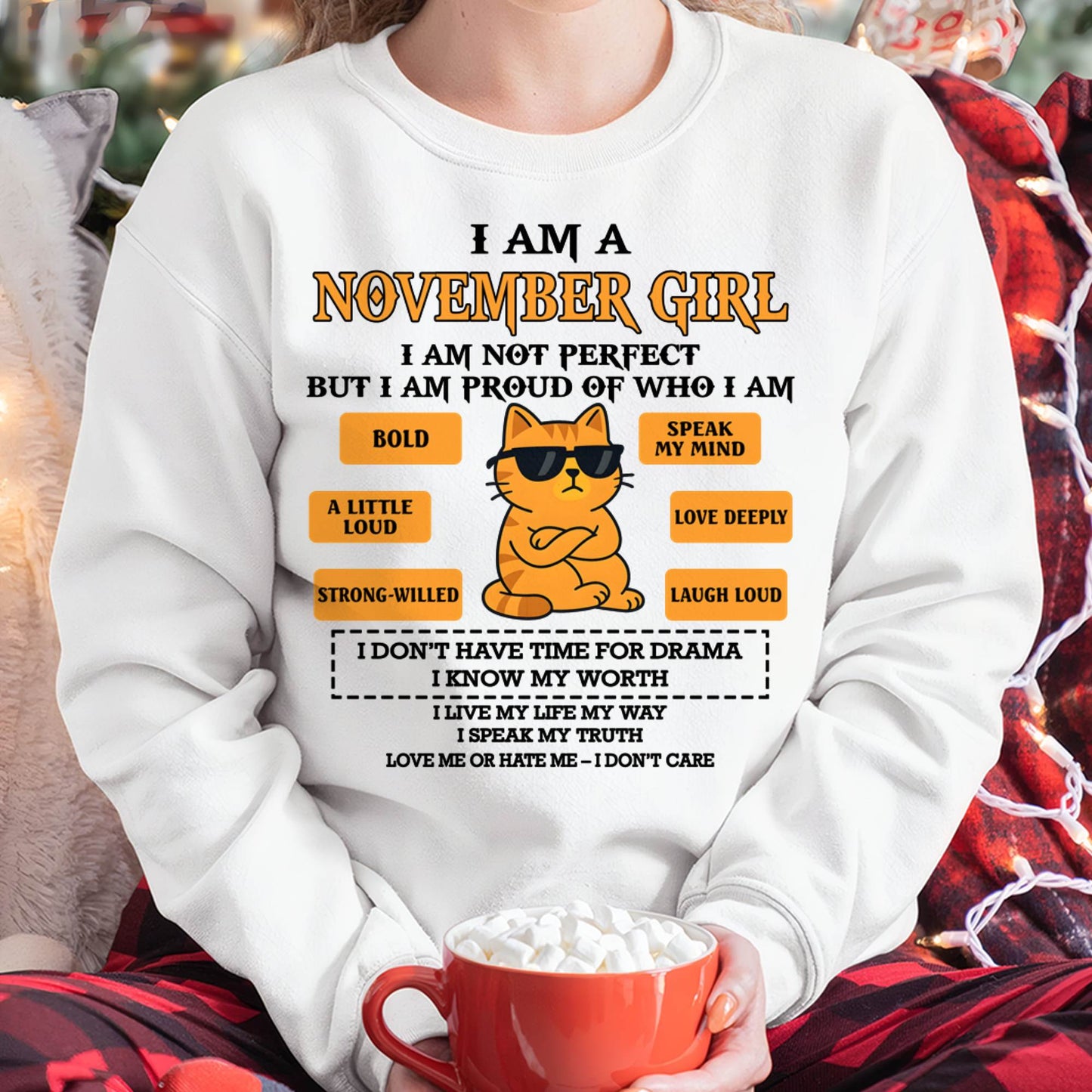 NOVEMBER SHIRT, I AM PROUD OF WHO I AM - FMA SNOW11 (SKU2603-292-11)