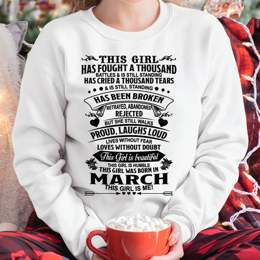 MARCH, This Girl is beautiful - SNOW MALE03 (SKU2602-208-03)
