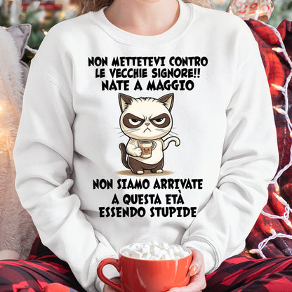 MAGGIO SHIRT NON METTETEVI CONTRO LE VECCHIE SIGNORE!! - SNOW05 (SKU2605-253-05)