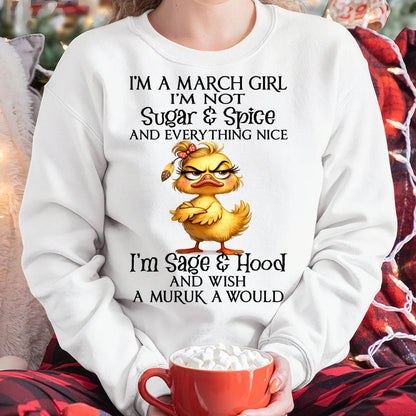 MARCH DUCK SHIRT, I’M NOT SUGAR & SPICE - SNOW03 (SKU2603-59-03)