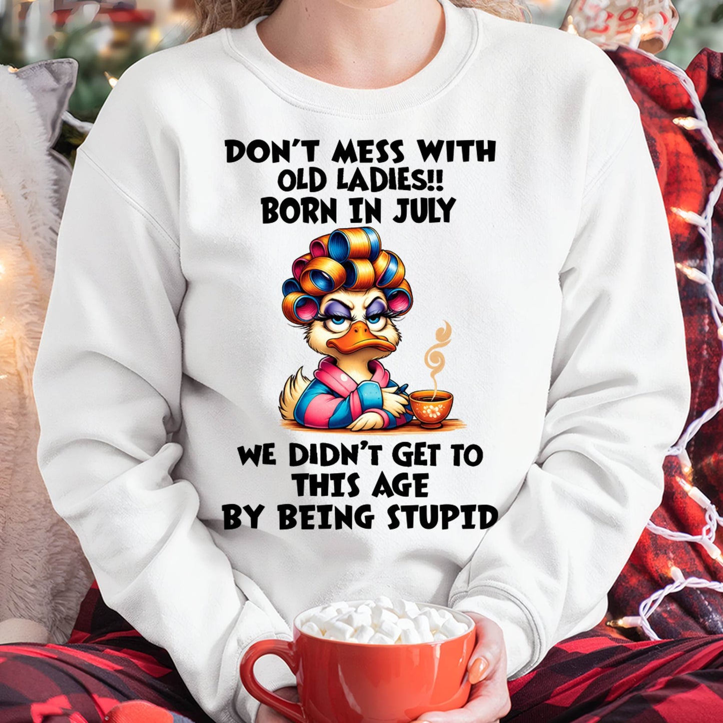 JULY SHIRT, DON’T MESS WITH OLD LADIES - FMA SNOW07 (SKU2604-30-07)