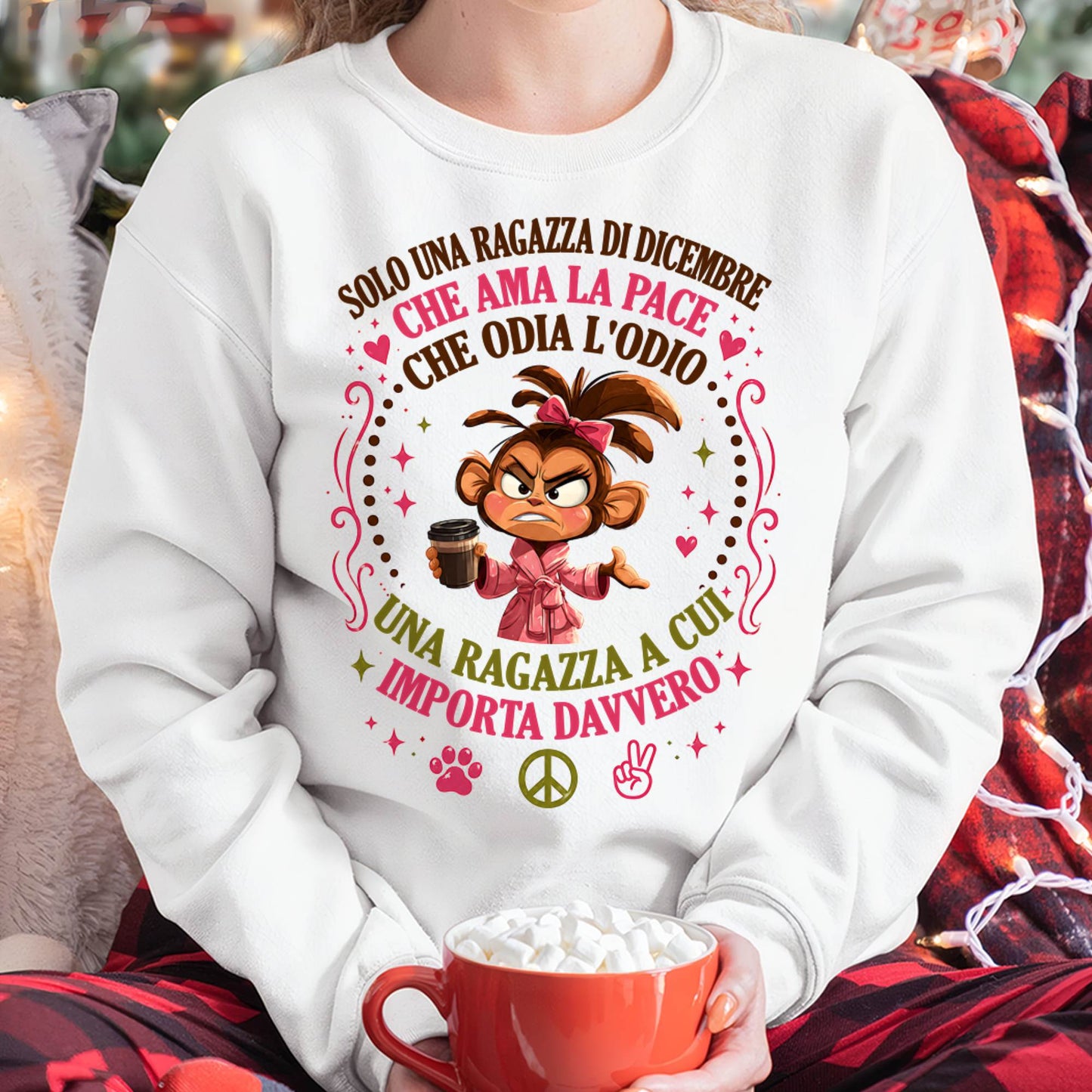 Dicembre, CHE AMA LA PACE CHE ODIA L’ODIO - SNOW Ita12 (SKU2605-289-12)