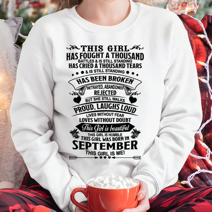 SEPTEMBER, This Girl is beautiful - SNOW MALE09 (SKU2602-208-09)