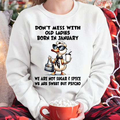 JANUARY SHIRT, WE ARE NOT SUGAR & SPICE WE ARE SWEET BUT PSYCHO - SNOW01 (SKU2606-207-01)