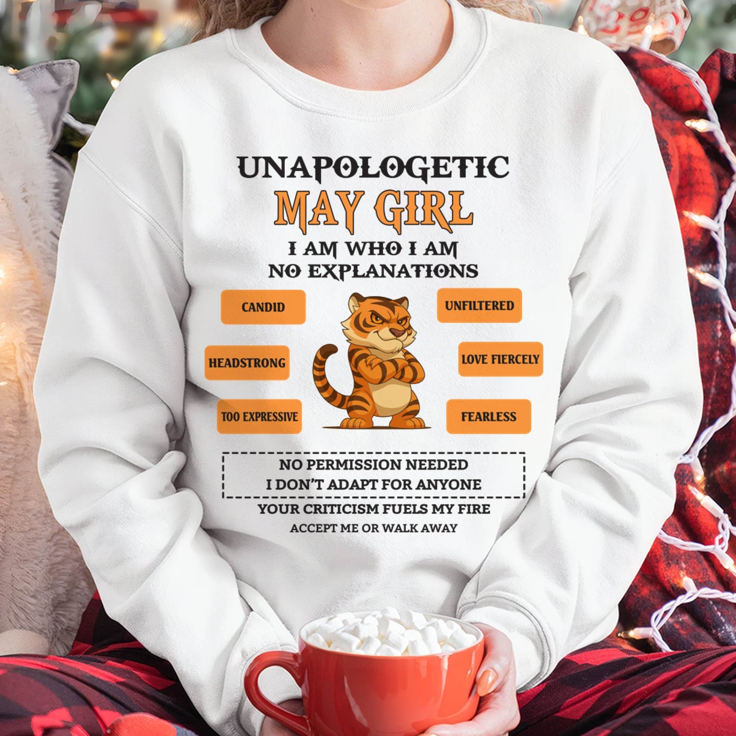 MAY WOMAN I AM WHO I AM, NO EXPLANATIONS - SNOW05 (SKU2605-42-05)