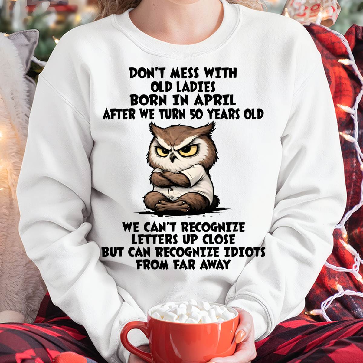 APRIL SHIRT, RECOGNIZE IDIOTS FROM FAR AWAY - FMA SNOW04 (SKU2604-76-04)