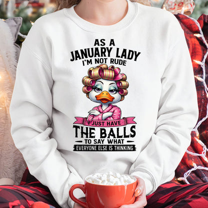 JANUARY SHIRT, SAY WHAT EVERYONE ELSE IS THINKING - SNOW01 (SKU2604-271-01)