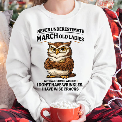 MARCH SHIRT, With age comes wisdom - FMA SNOW03 (SKU2604-101-03)