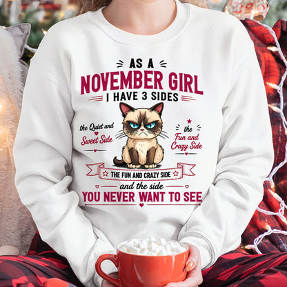 NOVEMBER SHIRT, I HAVE 3 SIDES - SNOW11 (SKU2605-101-11)