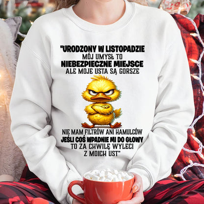 W LISTOPADZIE, MÓJ UMYSŁ TO NIEBEZPIECZNE MIEJSCE - SNOW PO11 (SKU2605-447-11)