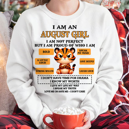 AUGUST SHIRT, I AM PROUD OF WHO I AM - FMA SNOW08 (SKU2603-294-08)
