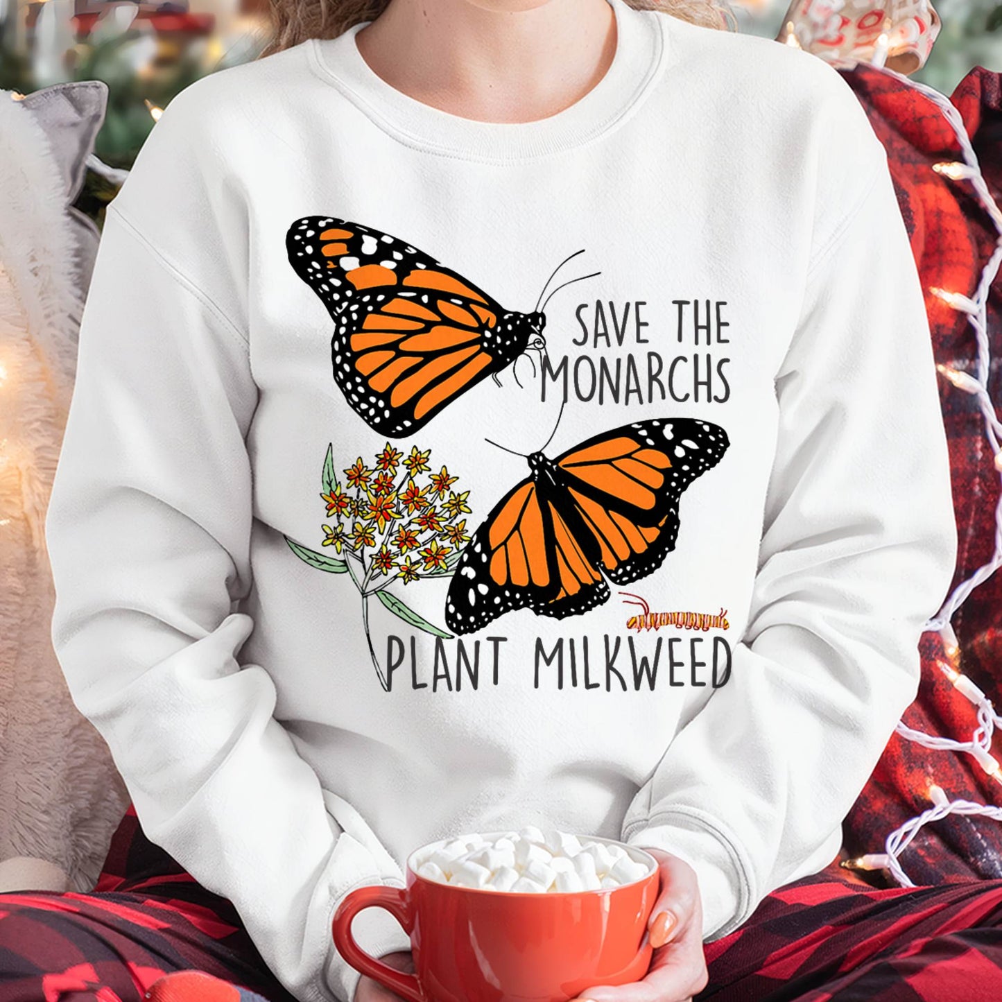 Save The Monarchs Plant Some Milkweed Butterfly Gift T-Shirt T-Shirt