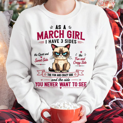 MARCH SHIRT, I HAVE 3 SIDES - SNOW03 (SKU2605-101-03)