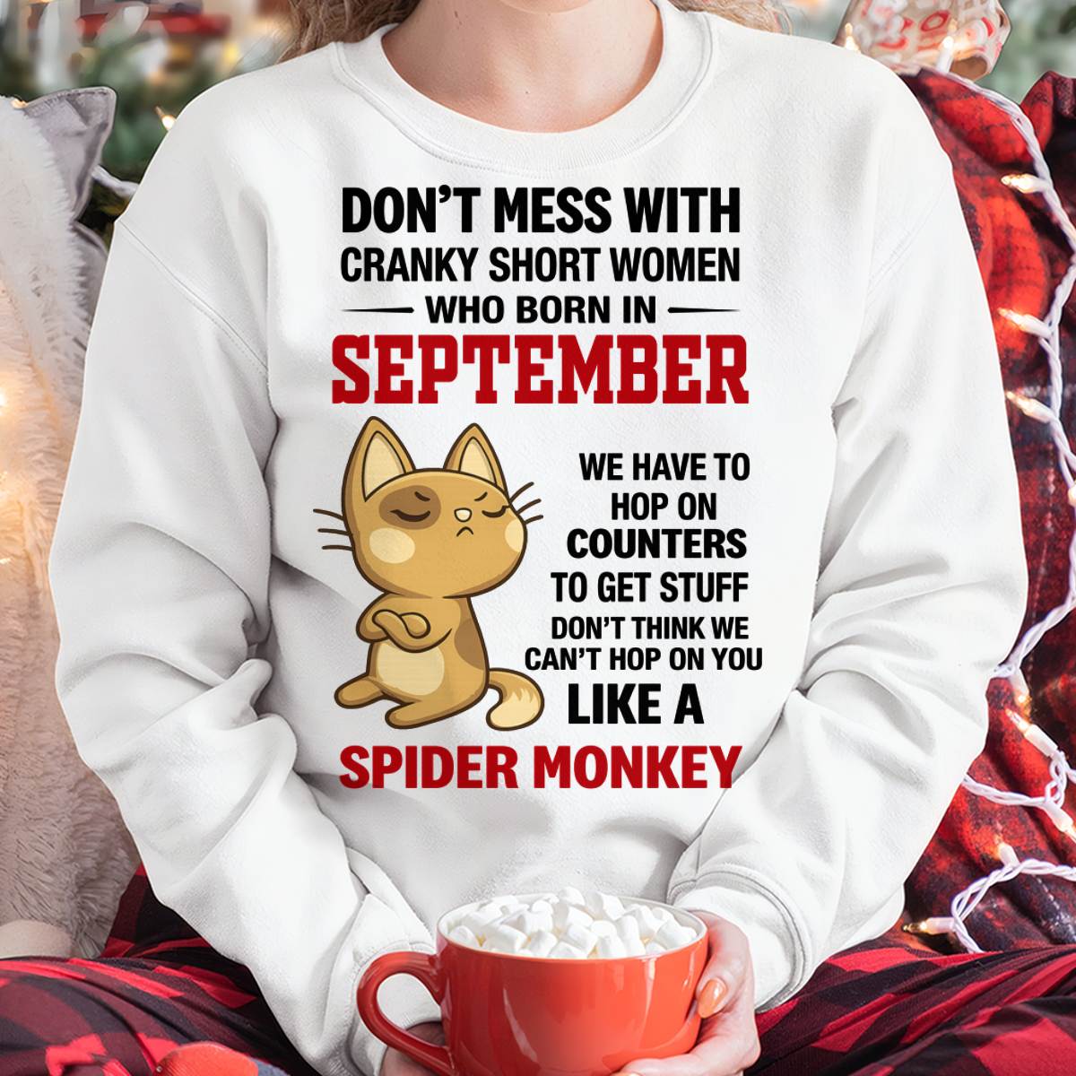 SEPTEMBER SHIRT, DON'T MESS WITH SHORT LADY - FMA SNOW09 (SKU2603-310-09)