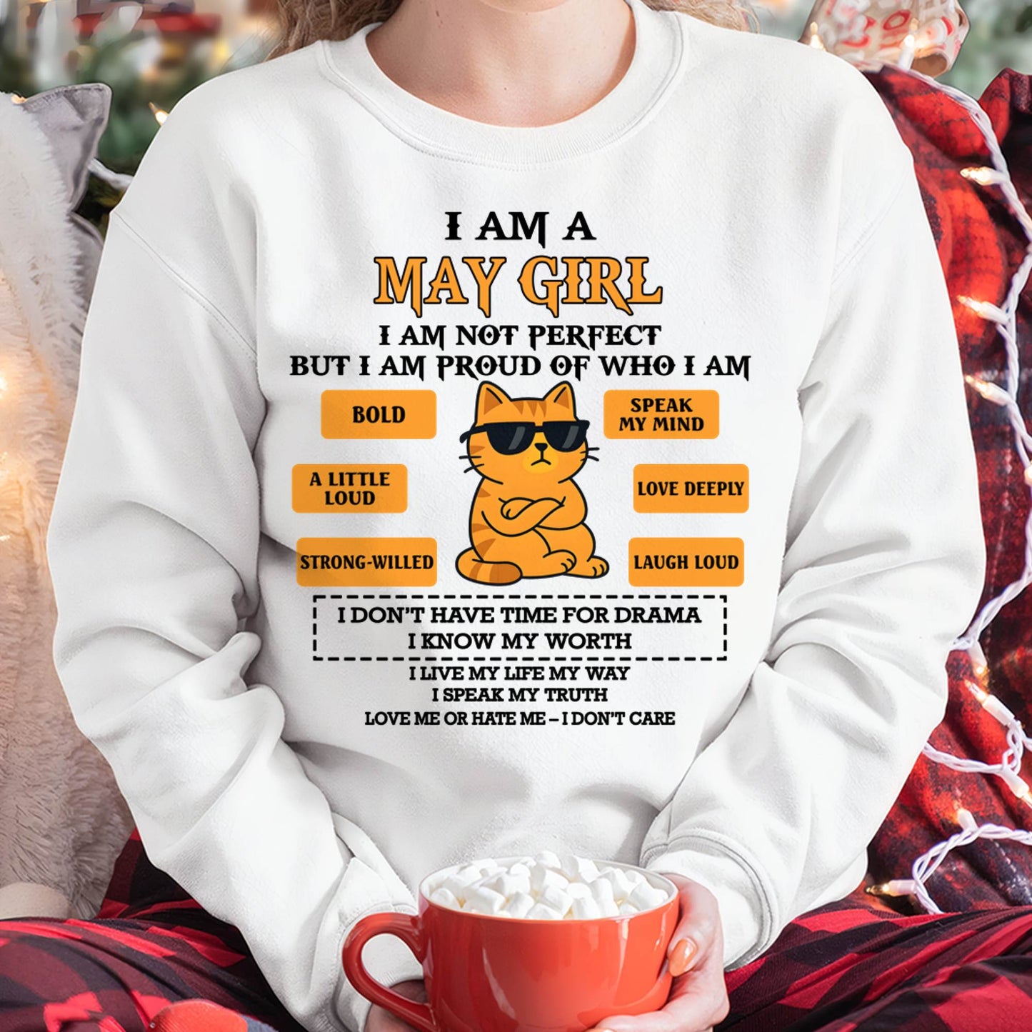 MAY SHIRT, I AM PROUD OF WHO I AM - FMA SNOW05 (SKU2603-292-05)