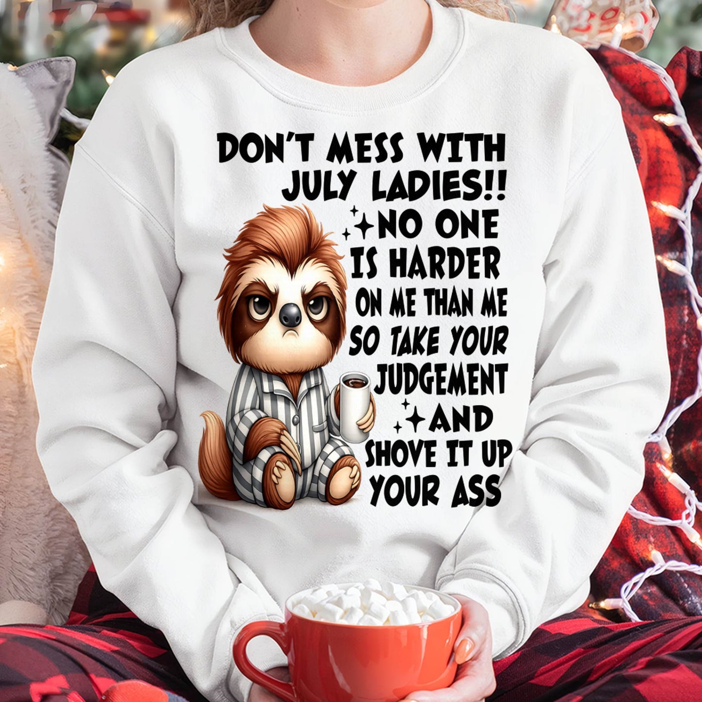 JULY SHIRT NO ONE IS HARDER ON ME THAN ME - SNOW07 (SKU2605-195-07)