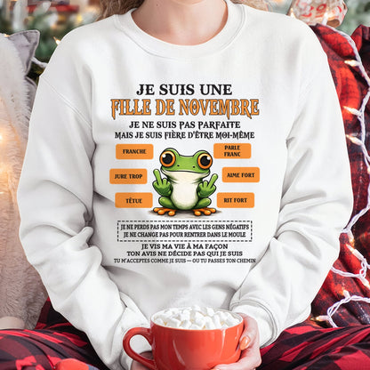 JE SUIS UNE FILLE DE NOVEMBRE - fma SNOW11 / fr11 (SKU2603-02-11)