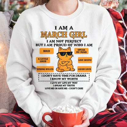 MARCH SHIRT, I AM PROUD OF WHO I AM - FMA SNOW03 (SKU2603-292-03)