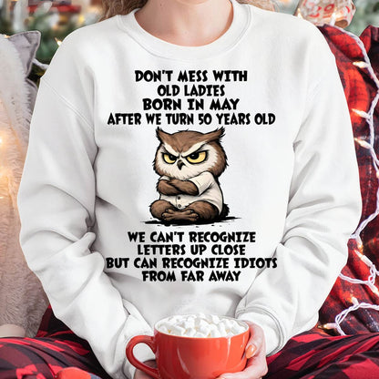 MAY SHIRT, RECOGNIZE IDIOTS FROM FAR AWAY - FMA SNOW05 (SKU2604-76-05)