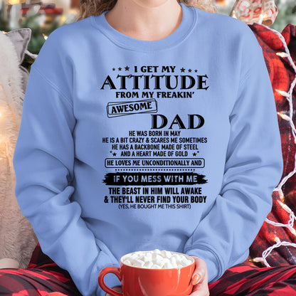 May - Gift For Son and Daughter From Dad - SNOW05 - (SKU-TDADC-05)