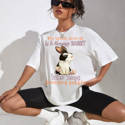 My Spirit Animal is a Grumpy Rabbit rabbit lovers T-Shirt