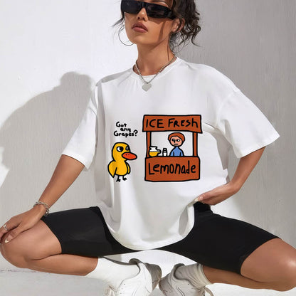 The Duck Song Got Any Grapes Funny Meme T-Shirt