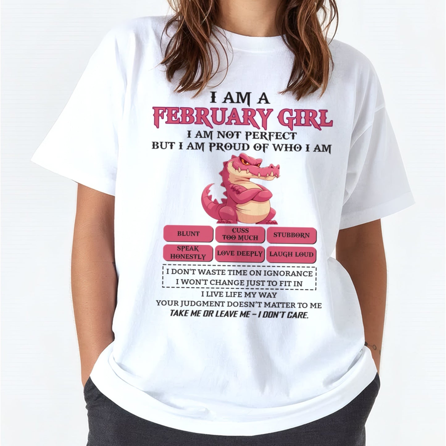 February Girl Shirt – Birthday Gift for Women - SNOW02 FMA (SKU10-80-02)