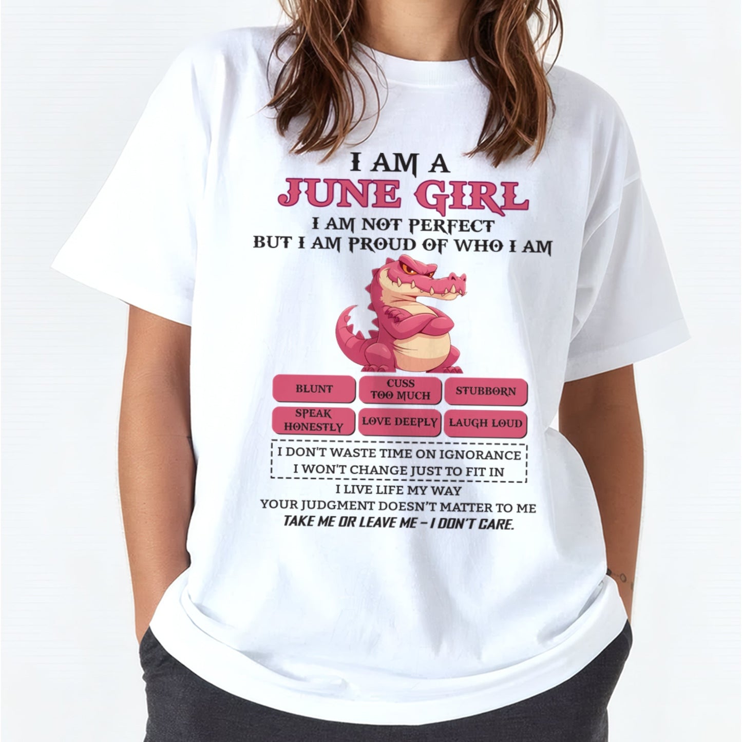 June Girl Shirt – Birthday Gift for Women - SNOW06 FMA (SKU10-80-06)