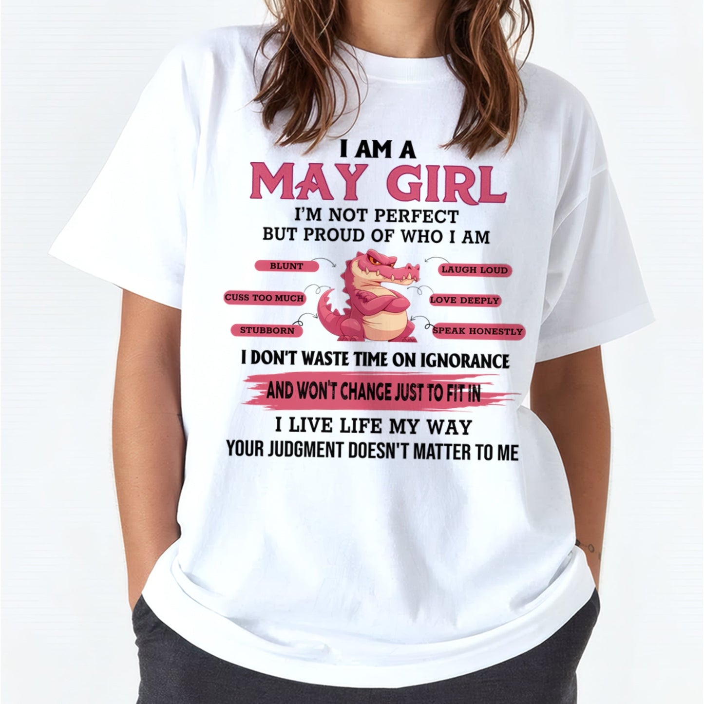 I AM A MAY GIRL FMA SNOW05 (SKU09-51-05)