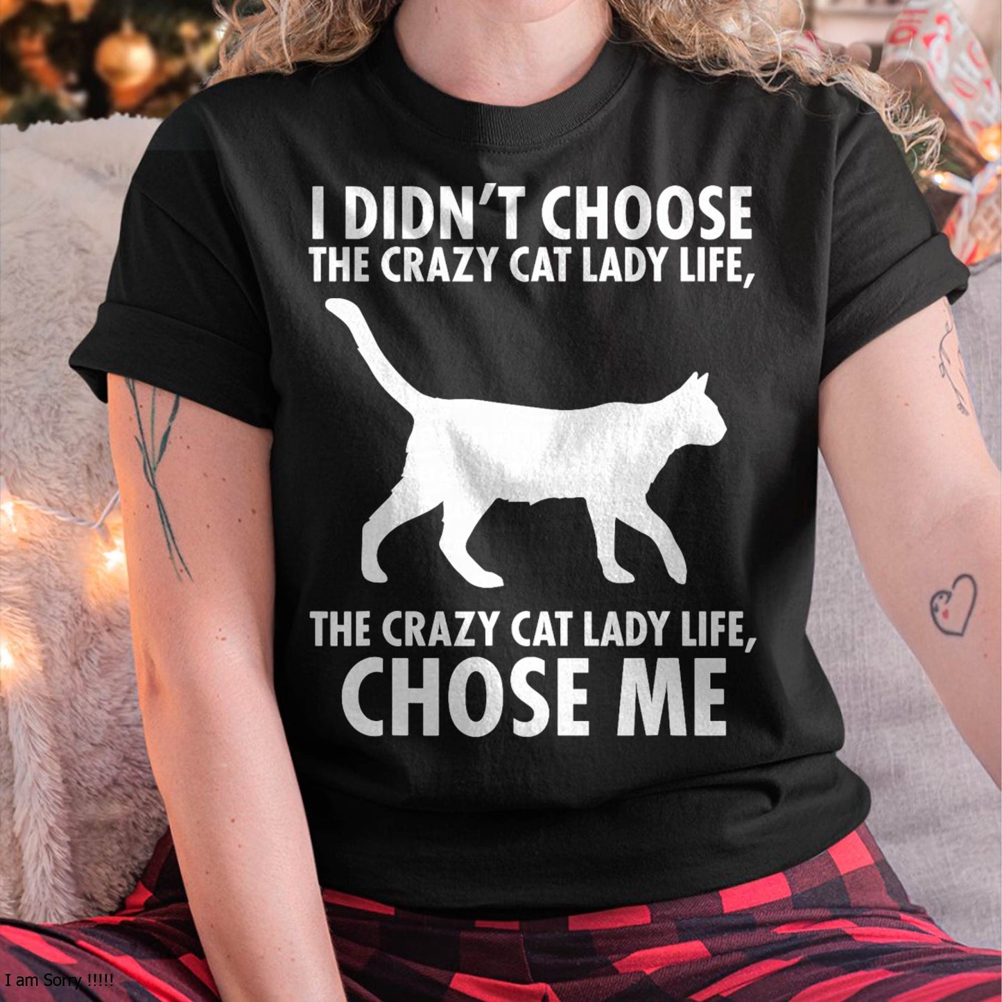 I Didn't Choose The Crazy cat Lady Live T-Shirt