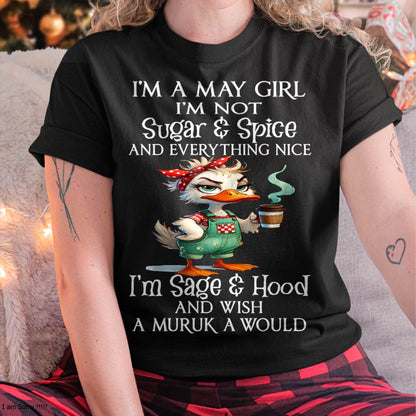 MAY SHIRT, I’M NOT SUGAR & SPICE - SNOW MALE05 (SKU2603-44-05)