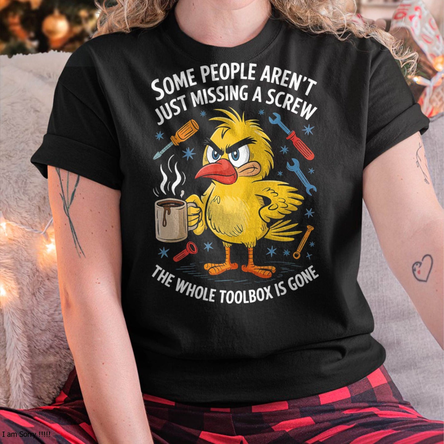 Some People aren't Just Missing A Screw, Funny Duck T-Shirt