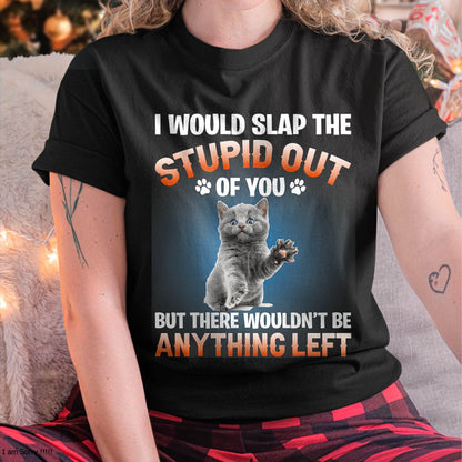 I Would Slap The Stupid Out Of You But There Wouldn't Be Any T-Shirt
