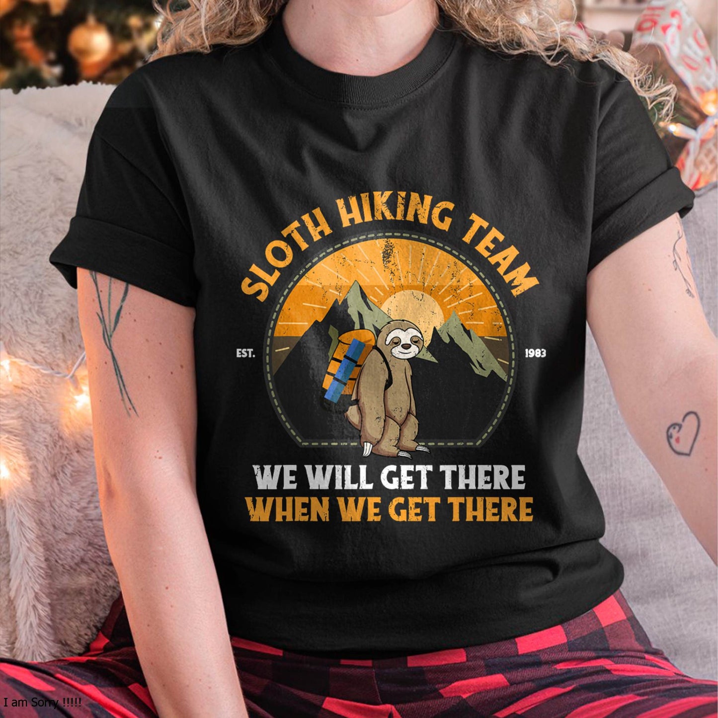 Sloth Hiking Sloth Hiking Team T-Shirt
