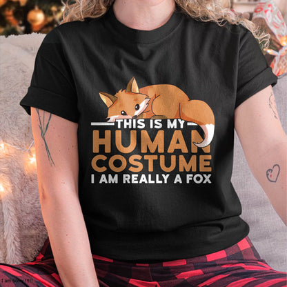 This is My Human Costume I'm Really A Fox Halloween T-Shirt