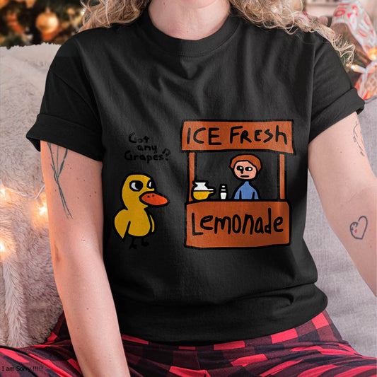 The Duck Song Got Any Grapes Funny Meme T-Shirt