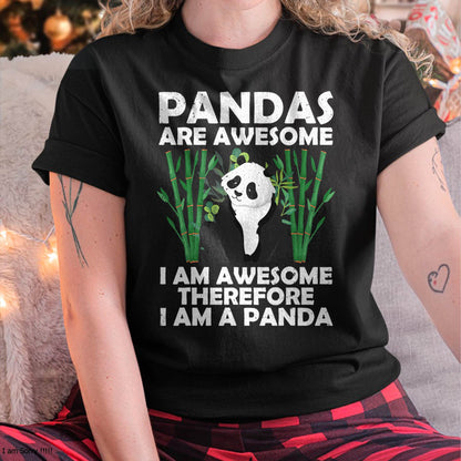 Funny Panda Design for Men Women Boys Girls Panda Bear Lover T-Shirt