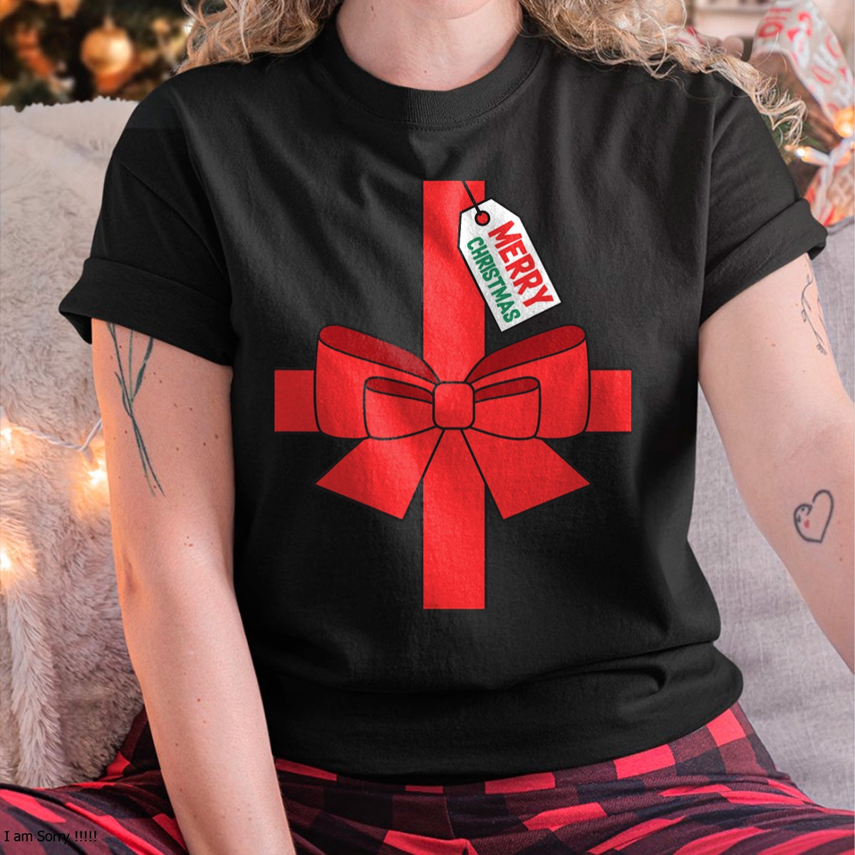 Funny DIY Christmas Present Costume T-Shirt - Christmas Unisex T-Shirt/Hoodie/Sweatshirt - SNOW00