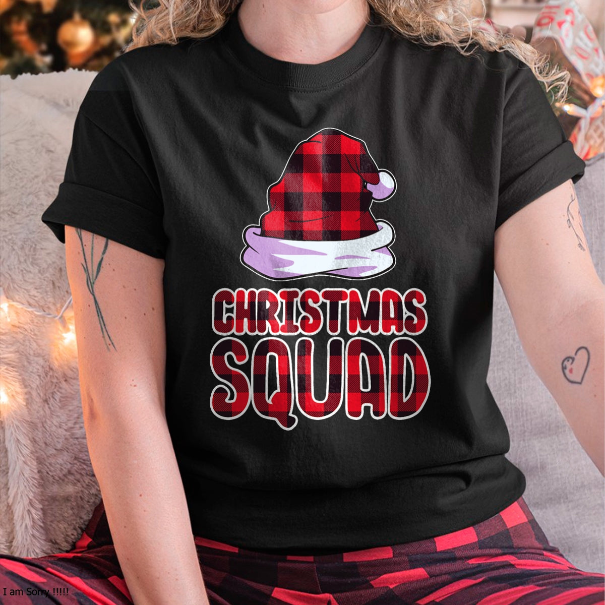 Christmas Squad Family Group Matching Christmas Party Pajama T-Shirt - Christmas Unisex T-Shirt/Hoodie/Sweatshirt - SNOW00