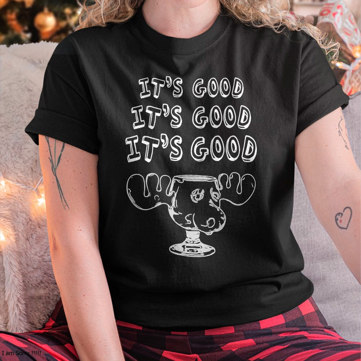 Funny Christmas Vacation Eggnog It's Good Holiday T-Shirt - Christmas Unisex T-Shirt/Hoodie/Sweatshirt - SNOW00