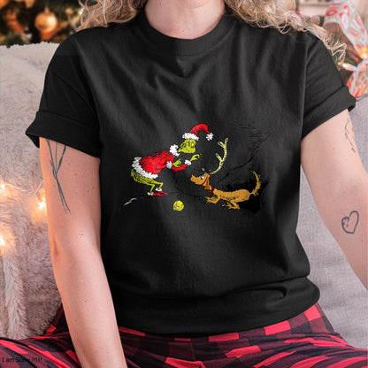 Dr. Seuss Reindeer T-shirt - Christmas Unisex T-Shirt/Hoodie/Sweatshirt - SNOW00
