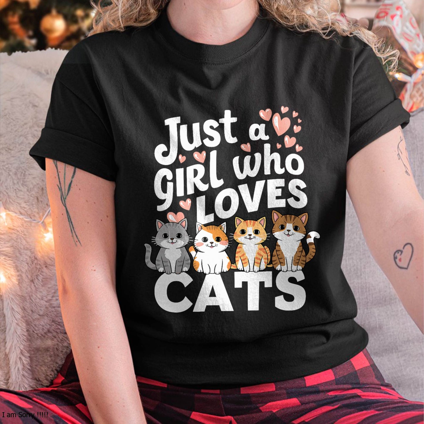 Cat Lover Just A Girl Who Loves Cats T-Shirt