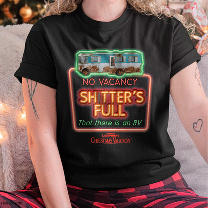 Christmas Vacation No Vacancy Shtter's Full Christmas T-Shirt - Christmas Unisex T-Shirt/Hoodie/Sweatshirt - SNOW00