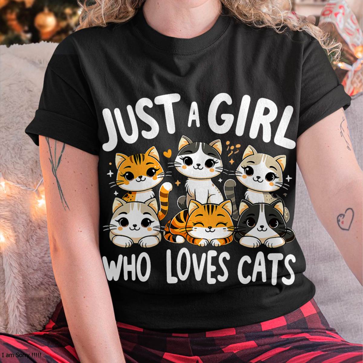 Cats Lover Just A Girl Who Loves Cat T-Shirt