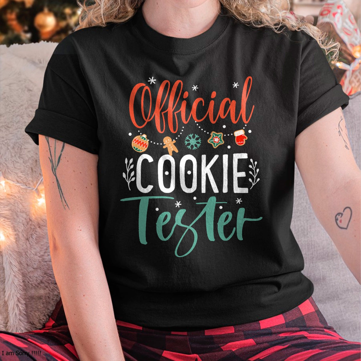 Official Cookie Tester Funny Christmas Couples Matching T-Shirt - Christmas Unisex T-Shirt/Hoodie/Sweatshirt - SNOW00