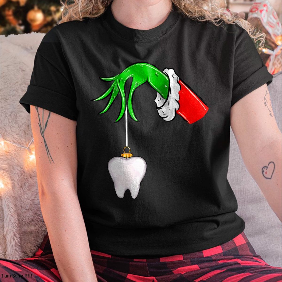 Christmas Tooth Dentist Dental Assistant Teeth Xmas Pajamas T-Shirt - Christmas Unisex T-Shirt/Hoodie/Sweatshirt - SNOW00
