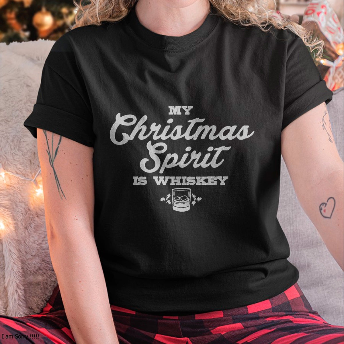 Funny Christmas Drinking Shirt Whiskey Liquor Drinker Saying T-Shirt - Christmas Unisex T-Shirt/Hoodie/Sweatshirt - SNOW00