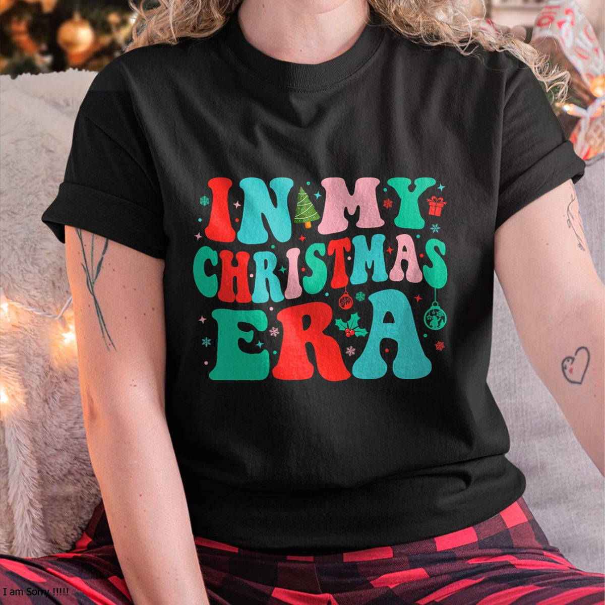 In My Christmas Era Cute Groovy Christmas Holiday Xmas T-Shirt - Christmas Unisex T-Shirt/Hoodie/Sweatshirt - SNOW00